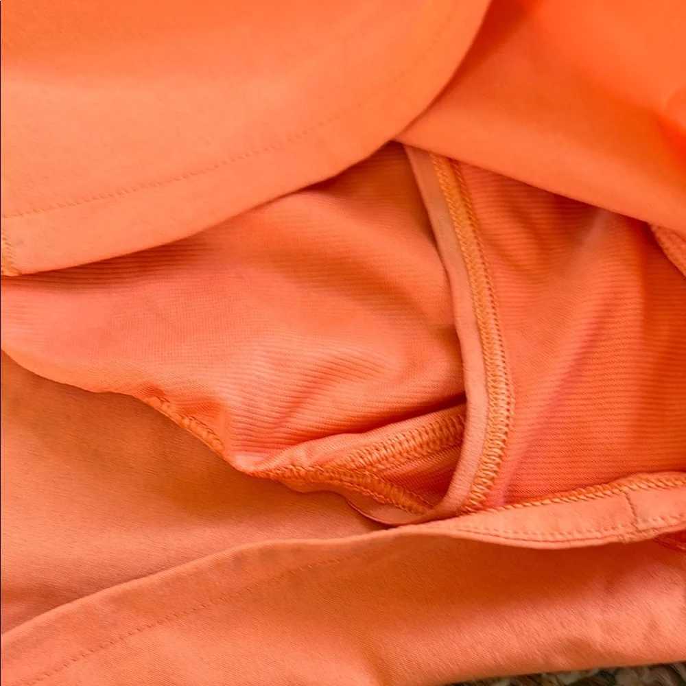 Lululemon Women's Orange Speed Up Shorts size 6 - Picture 3 of 14